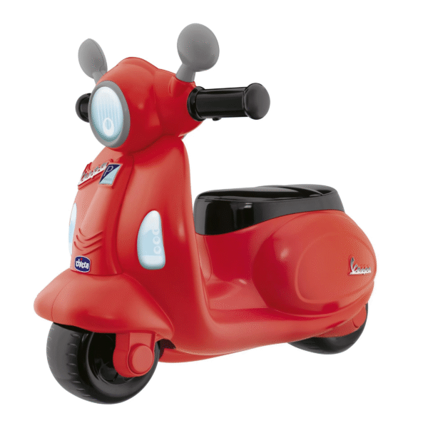 Vaikiškas motoroleris CHICCO treniruoklis „Mažas Vespa Primavera motoroleris“, raudonas