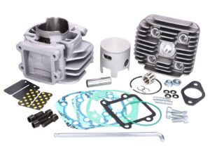 Athena Big Bore Flange-Mount 70 cc 47,6 mm cilindro komplektas su 12 mm stūmoklio kaiščiu, skirtas Minarelli vertical