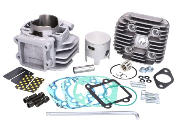 Athena Big Bore Flange-Mount 70 cc 47,6 mm cilindro komplektas su 12 mm stūmoklio kaiščiu, skirtas Minarelli vertical