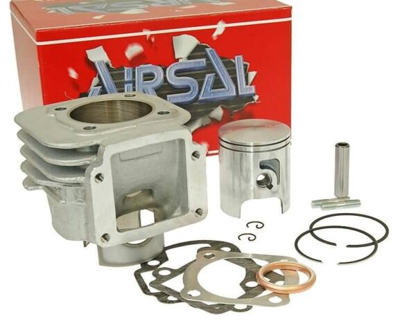 Airsal T6 Tech-Piston 69,7 cc 47,6 mm cilindro komplektas, skirtas Minarelli vertical