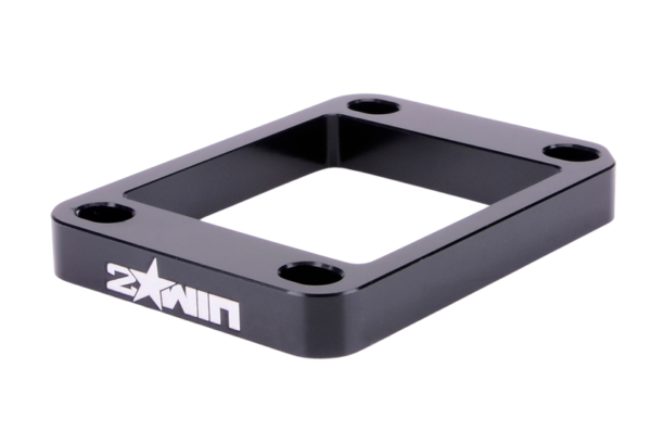 2WIN lepeštokų namelio paaukštinimas 10 mm, juodas, AM6 / Derbi