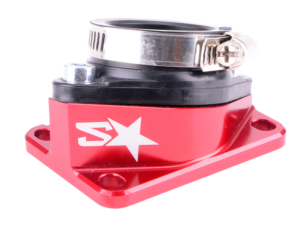 2WIN 30–34 mm PWK CNC įsiurbimo kolektorius, raudonas, AM6 / Derbi