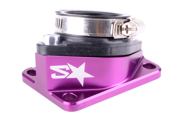 2WIN 30–34 mm PWK CNC įsiurbimo kolektorius, violetinis, AM6 / Derbi