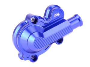 2WIN didelio pralaidumo aušinimo pompos dangtelis (mėlynas) AM6 varikliui