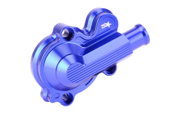 2WIN didelio pralaidumo aušinimo pompos dangtelis (mėlynas) AM6 varikliui