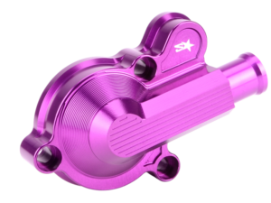 2WIN didelio pralaidumo aušinimo pompos dangtelis (purpurinis) Derbi Euro 3 / 4 varikliui