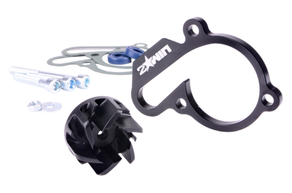 2WIN didelio pralaidumo aušinimo pompos komplektas (juodas) Derbi Euro 3 / 4