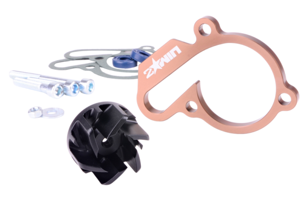 2WIN didelio pralaidumo aušinimo pompos komplektas (rudas) Derbi Euro 3 / 4