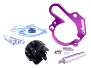 2WIN didelio pralaidumo aušinimo pompos komplektas (purpurinis) AM6 varikliui