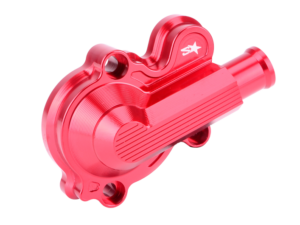 2WIN didelio pralaidumo aušinimo pompos dangtelis (raudonas) AM6 varikliui