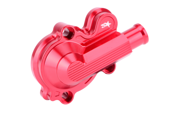 2WIN didelio pralaidumo aušinimo pompos dangtelis (raudonas) AM6 varikliui