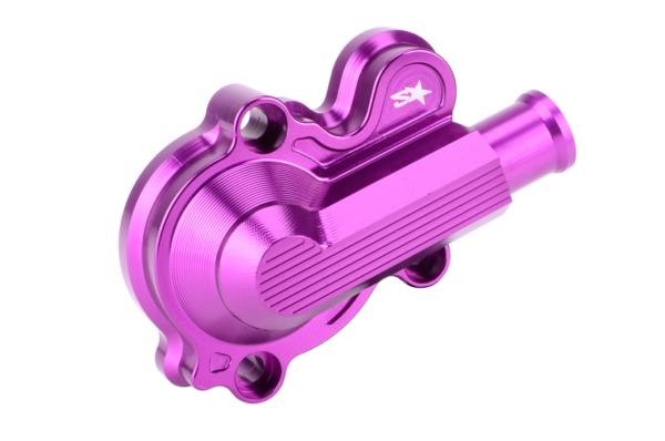 2WIN didelio pralaidumo aušinimo pompos dangtelis (purpurinis) AM6 varikliui