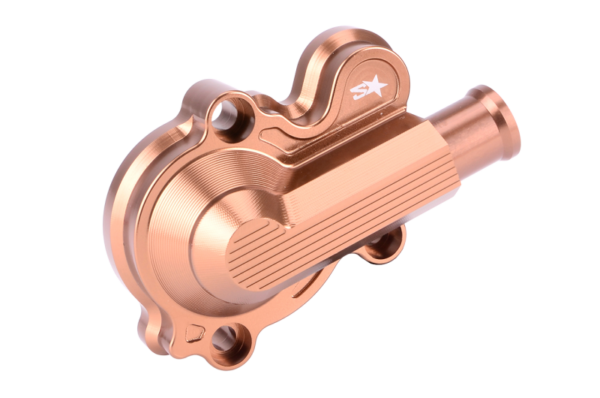 2WIN didelio pralaidumo aušinimo pompos dangtelis (rudas) AM6 varikliui