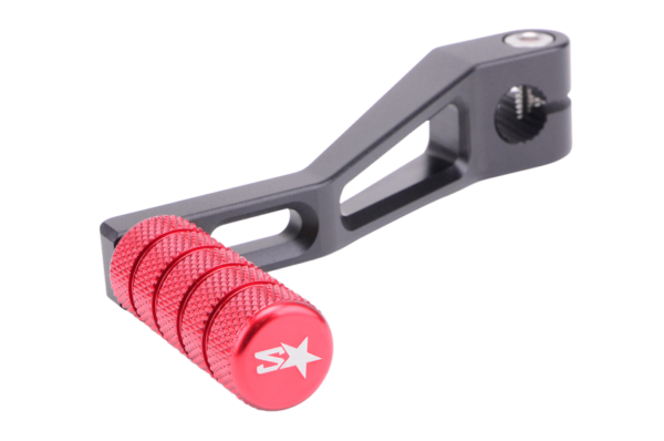 2WIN juoda / raudona pavarų perjungimo svirtis AM6