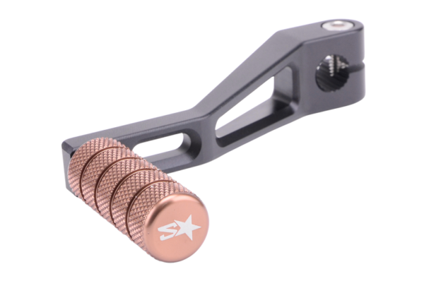 2WIN juoda / ruda pavarų perjungimo svirtis AM6