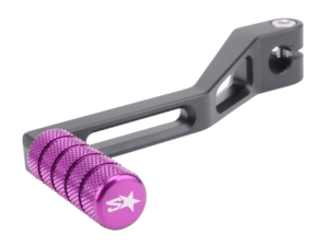 2WIN juoda / violetinė pavarų perjungimo svirtis Derbi