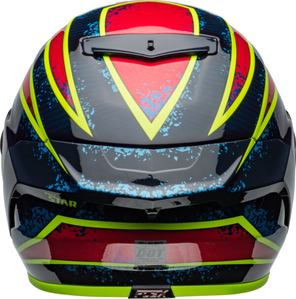BELL Race Star DLX Flex Šalmas - Xenon Gloss Blue/Retina