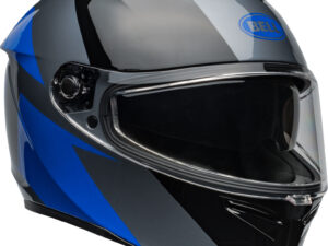 BELL Lithium Šalmas - Shear Gloss Gray/Blue