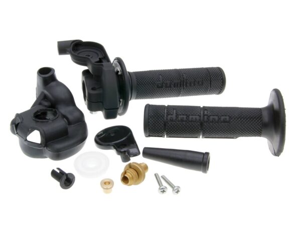 Greitos eigos akseleratoriaus komplektas Domino Cross 2T 1.9° / 50 mm, skirtas Honda CR, KTM EGS, EXC, MXC, SX modeliams