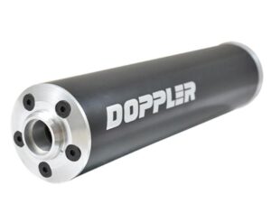 Doppler juodas universalus duslintuvas su tvirtinimu.
