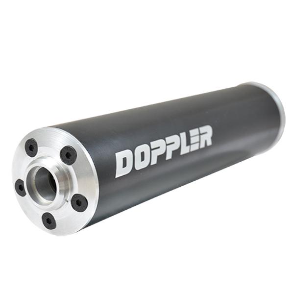 Doppler juodas universalus duslintuvas su tvirtinimu.