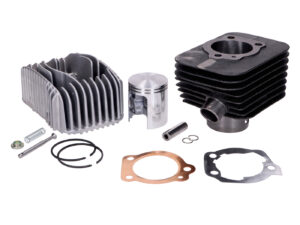 Malossi 63cc 43 mm cilindro komplektas, 10 mm ketaus, Piaggio ciao, bravo varikliui