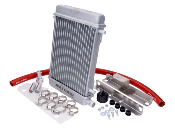 Malossi radiatoriaus komplektas 30,4 x 19,8 x 5 cm, aliumininis, Piaggio ZIP SP 50 modeliui