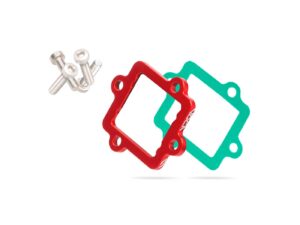 Tarpinė / atstumo plokštė diafragmos blokui Voca CNC 5 mm raudona, Minarelli horizontal varikliui