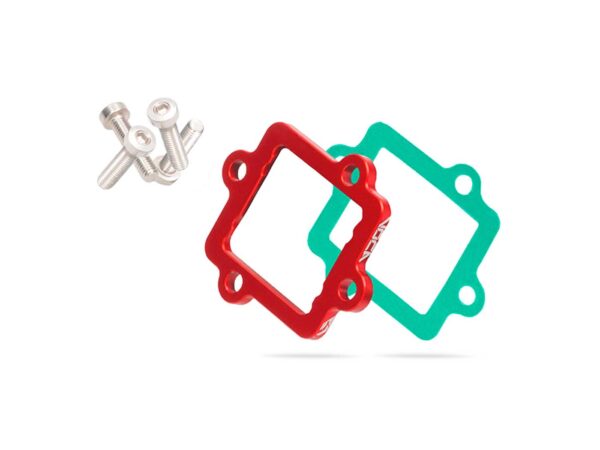 Tarpinė / atstumo plokštė diafragmos blokui Voca CNC 5 mm raudona, Minarelli horizontal varikliui