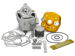 Metrakit Pro Race 4 80cc cilindras Derbi Euro 3 / 4 su CNC galvute