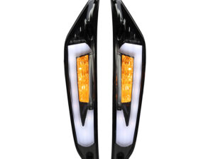 Galiniai LED posūkiai Power1 LED Matrix E-Keur Tube EVO-2 Titanium Piaggio Zip 2000