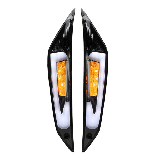 Galiniai LED posūkiai Power1 LED Matrix E-Keur Tube EVO-2 Titanium Piaggio Zip 2000