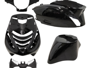 Power1 SP Sport plastiko komplektas su LED lempa juoda blizgi, 6 dalių, Piaggio Zip 100/125, Zip 2000