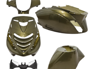 Power1 SP Sport plastiko komplektas su LED lempomis žalia, 6 dalių, Piaggio Zip 100/125, Zip 2000