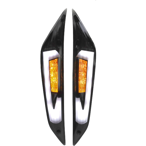 Power1 LED Tube EVO-4 galiniai LED posūkiai Smoke Piaggio Zip 2000, E-Keur