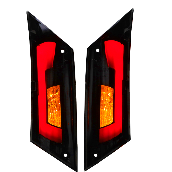 Galiniai LED posūkiai Power1 LED Tube E-Keur EVO-4 Smoke Piaggio Zip 2000
