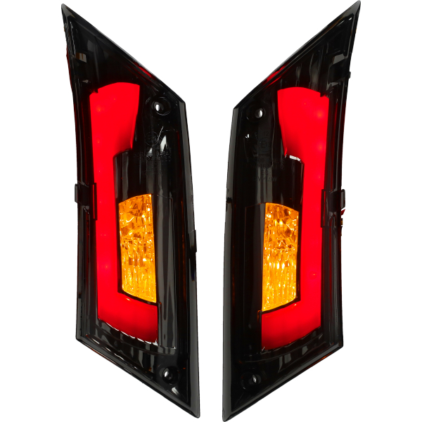 Galiniai LED posūkiai Power1 LED Matrix E-Keur Tube EVO-2 Titanium Piaggio Zip 2000