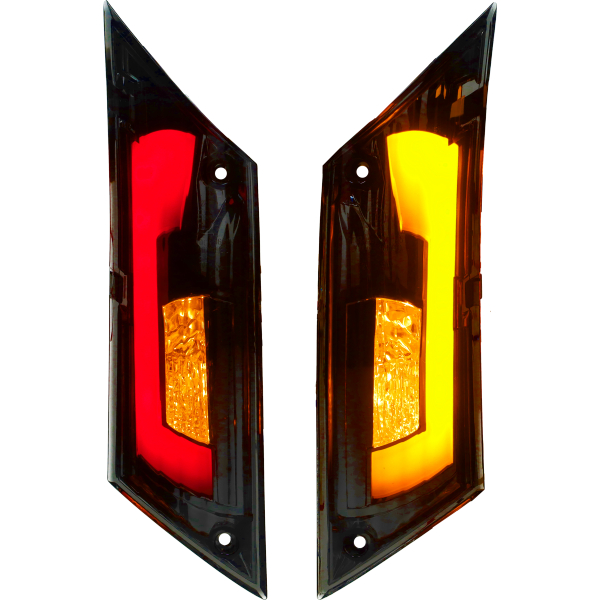Galiniai LED posūkiai Power1 LED Matrix EVO-3 Titanium Piaggio Zip 2000